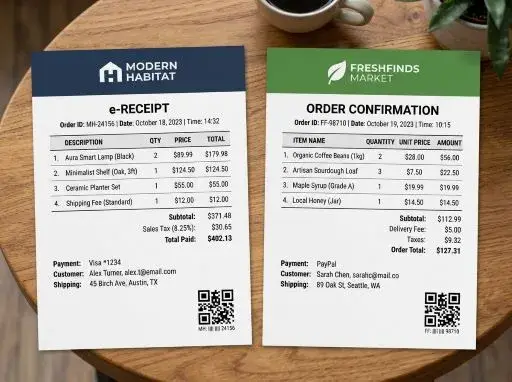receipt mobile