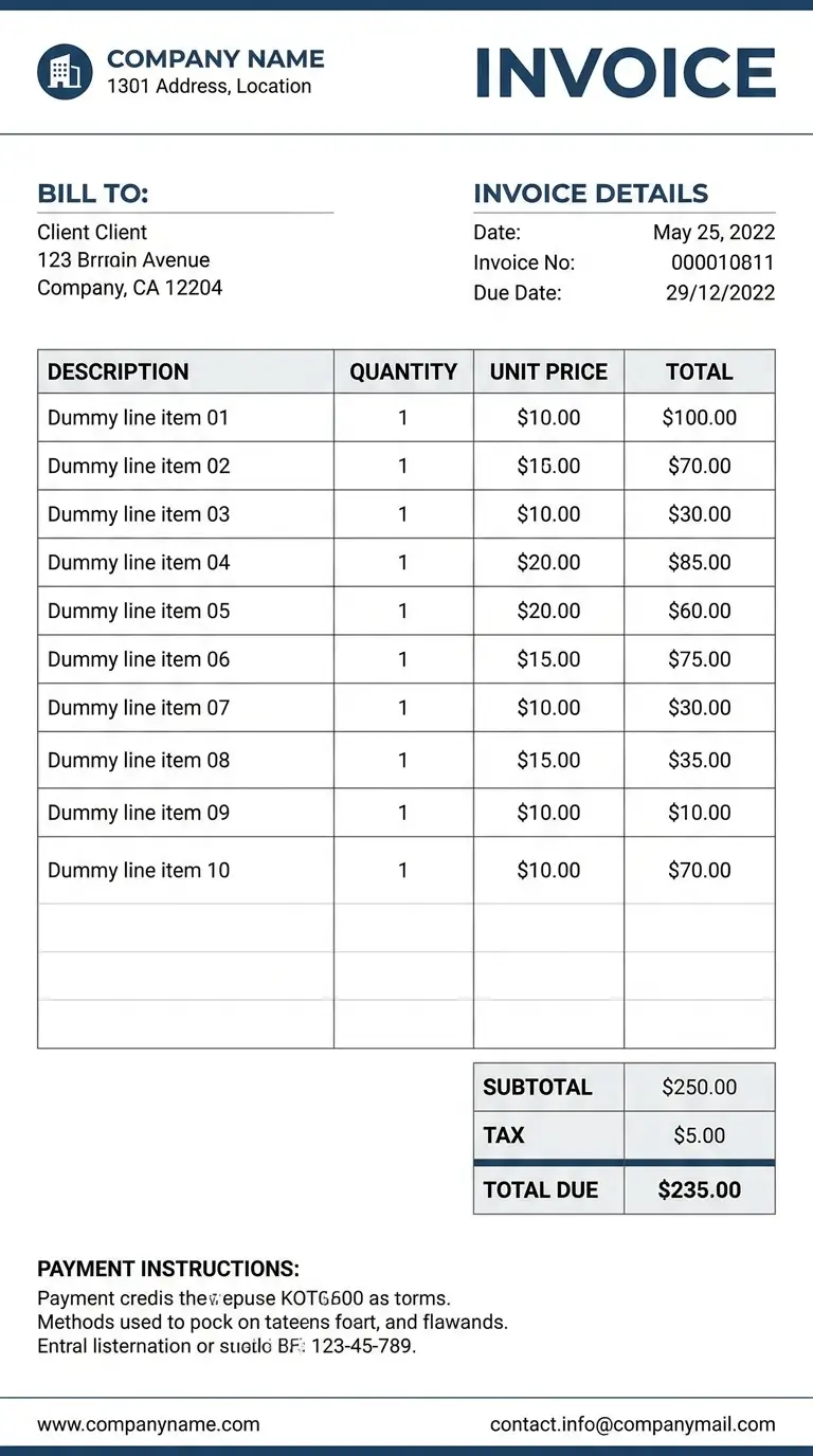 invoice